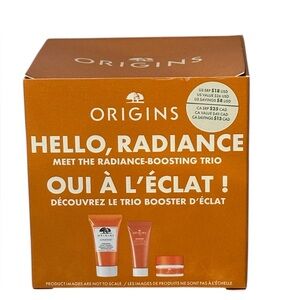 NIB Origins Hello, Radiance Meet The Radiance-Boosting Trioset.